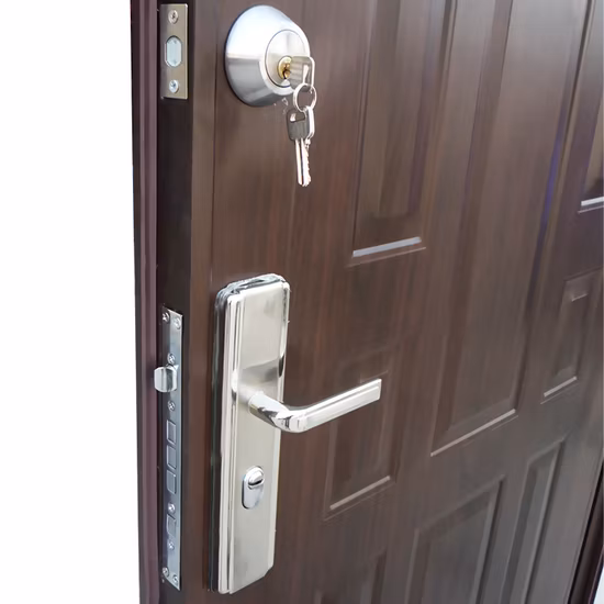 Porta esterna in ferro d'acciaio di sicurezza al miglior prezzo di alta qualità (SC