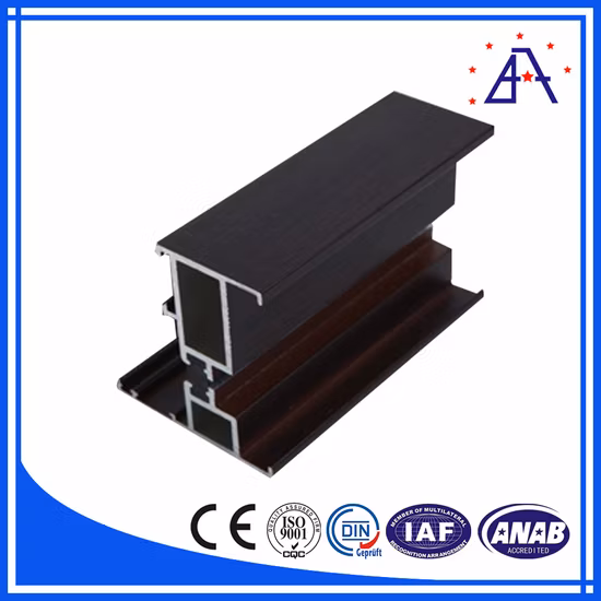 Profilo in alluminio per verniciatura a polvere